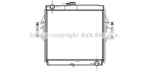 AVA QUALITY COOLING Radiators, Motora dzesēšanas sistēma TOA2460